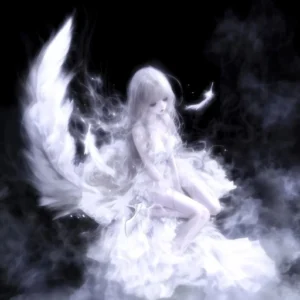 aesthetic angel anime pfp magical look