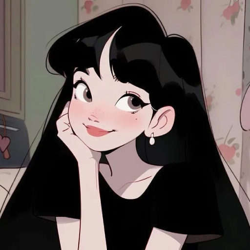 aesthetic girl art pfp illustration design