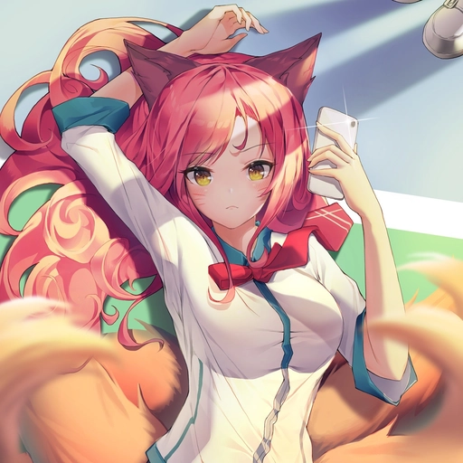 ahri pfp wallpaper aesthetic