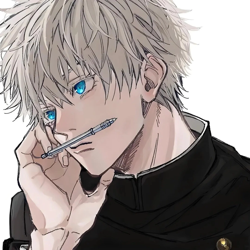 mysterious anime boy pfp 