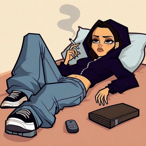 baddie pfp cartoon stylish