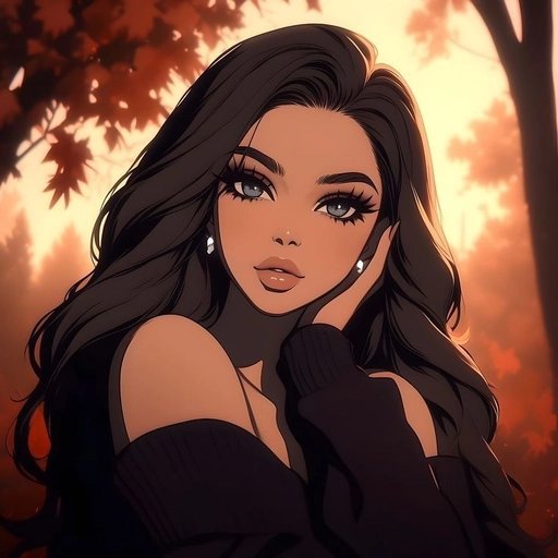 baddie pfp cartoon girl vibe