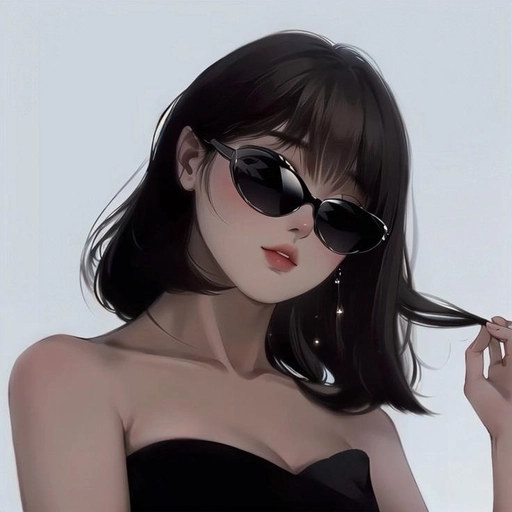 baddie pfp cartoon modern girl