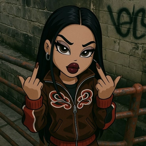 baddie pfp cartoon cool