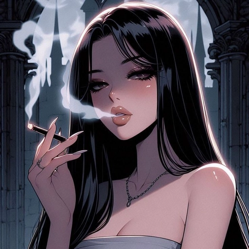 baddie pfp cartoon digital art