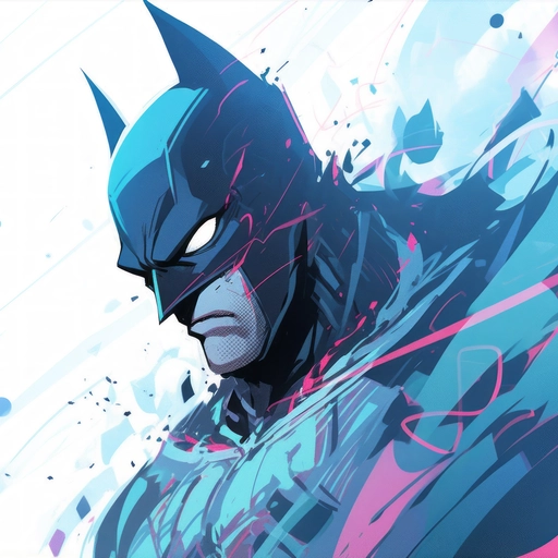 aesthetic batman pfp art 