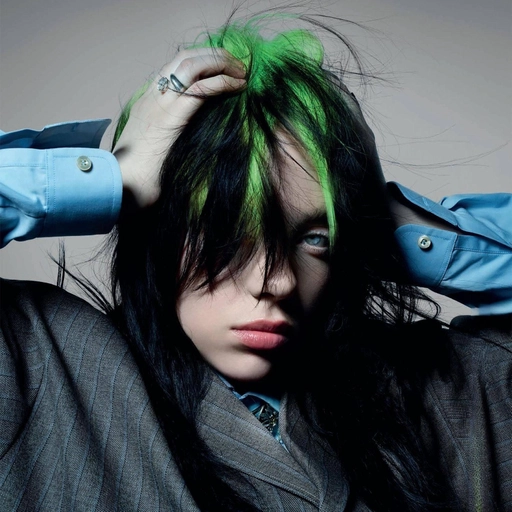 billie eilish pfp colorful aesthetic