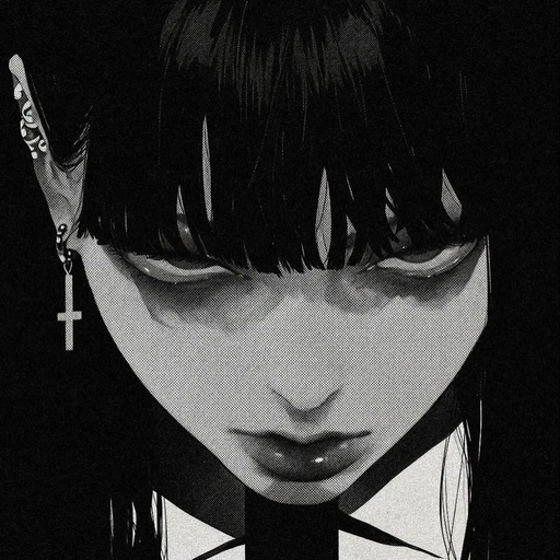 black and white aesthetic pfp image download