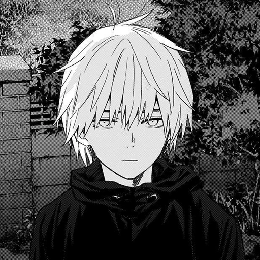 anime pfp black and white hot 