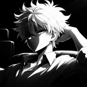 white anime pfp aesthetic