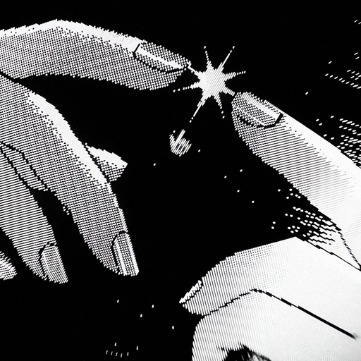 black pfp edgy design 