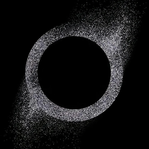 black pfp circle frame 