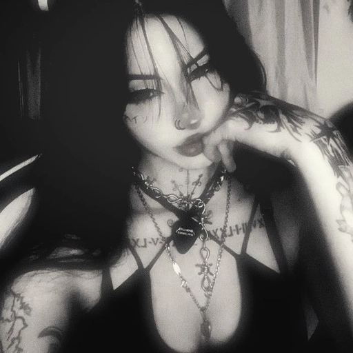 black anime pfp aesthetic dark tone