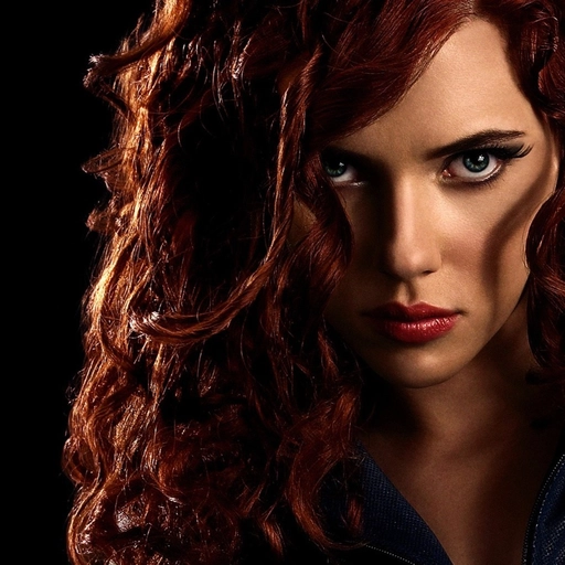 black widow pfp fanart