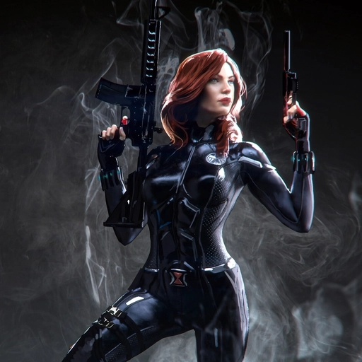 black widow pfp vintage