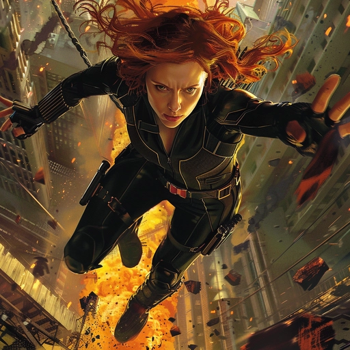 black widow pfp marvel