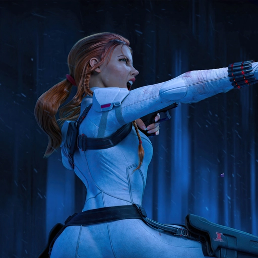 black widow pfp cute