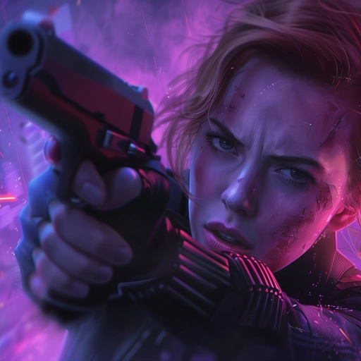 black widow pfp marvel