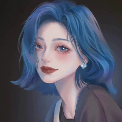 aesthetic blue pfp photography look