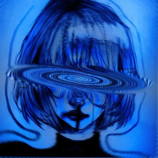 aesthetic pfp blue tone photography style