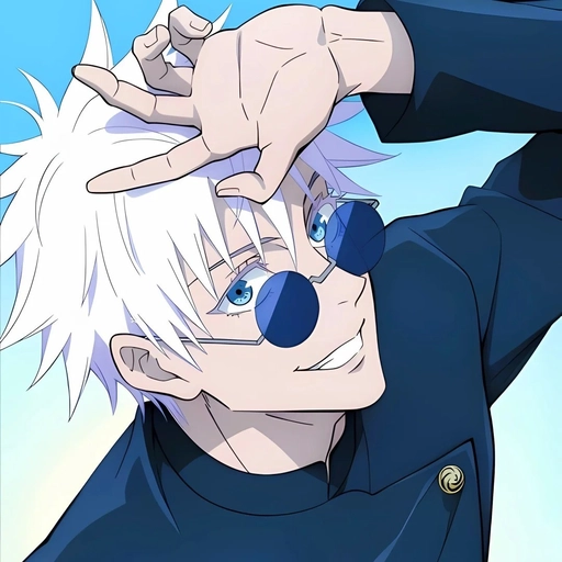 serene blue anime pfp