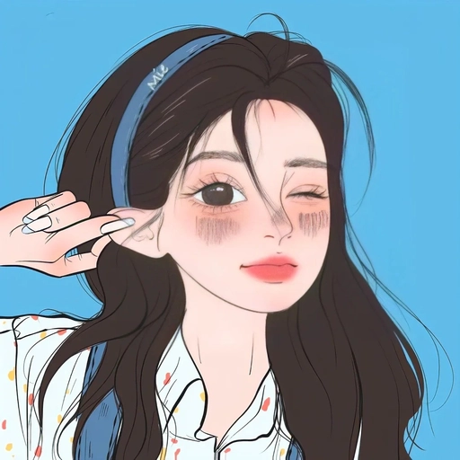 futuristic blue anime pfp