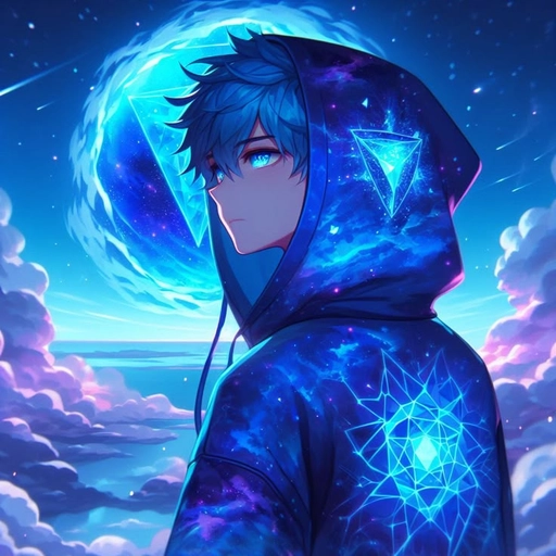 dark blue anime pfp