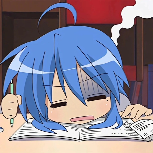 cute blue hair anime pfp