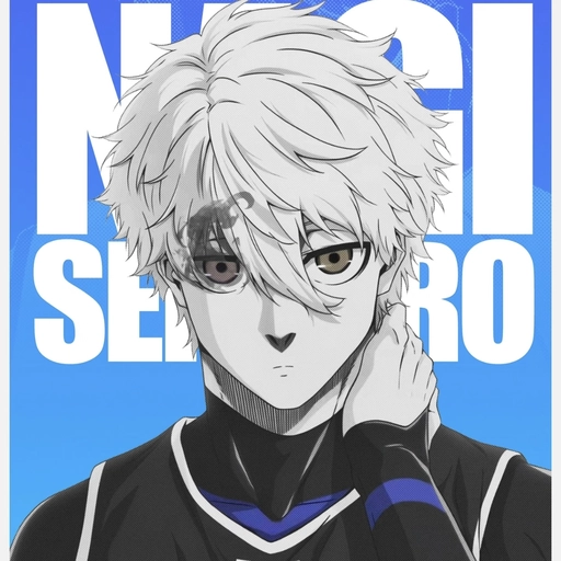 cool blue lock pfp avatar image