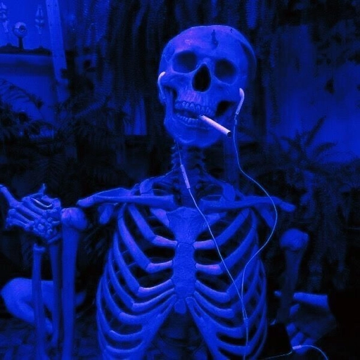 blue pfp background design