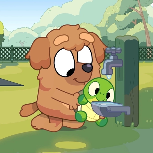 bluey pfp funny reaction