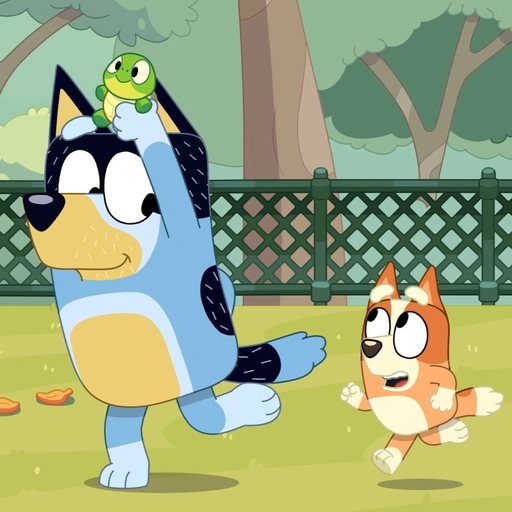 bluey and bingo matching pfp wallpaper