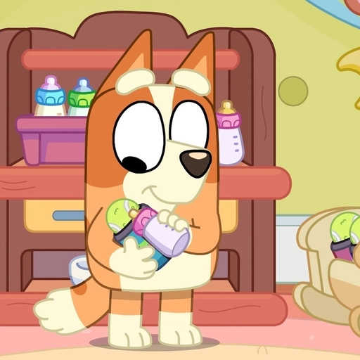 aesthetic bluey pfp artwork