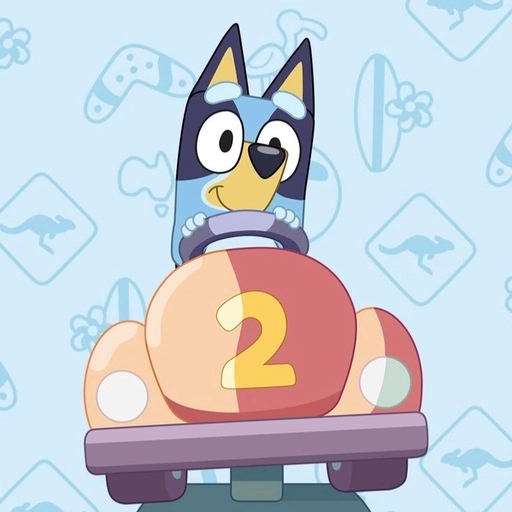 bluey pfp aesthetic portrait