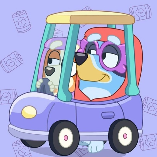 bluey profile pic funny