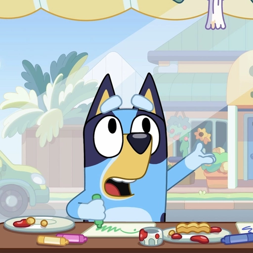 aesthetic bluey pfp wallpaper