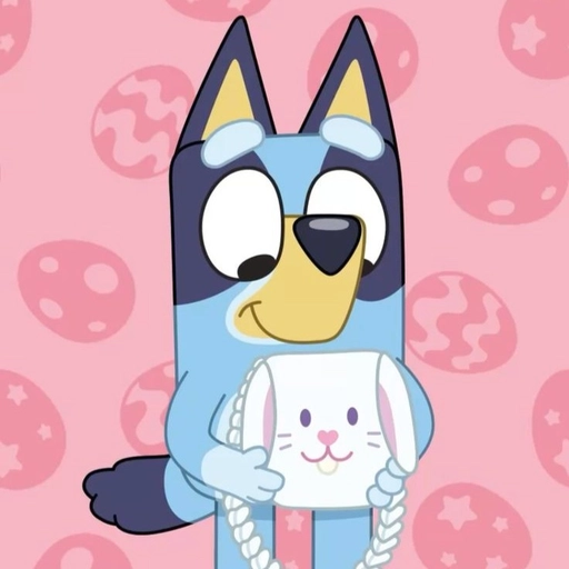 bluey pfp digital