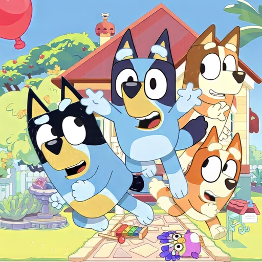 bluey pfp funny meme