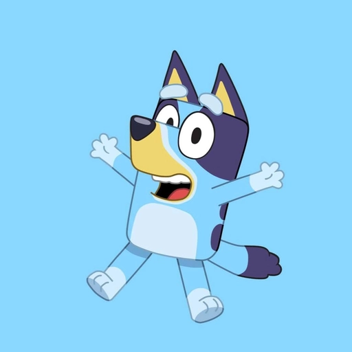 socks bluey pfp minimal