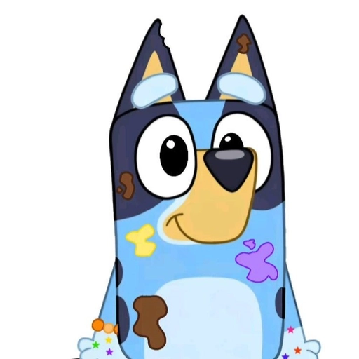 bluey pfp funny meme format