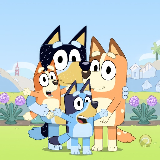 cute bluey pfp profile