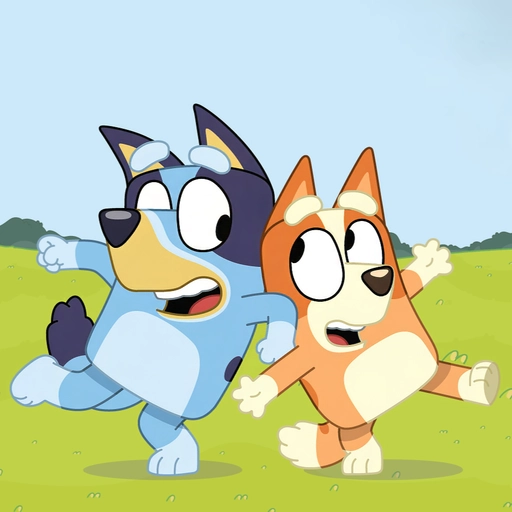 bluey pfp aesthetic style