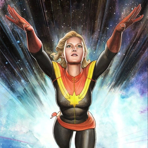 discord dp captain marvel comic pfp