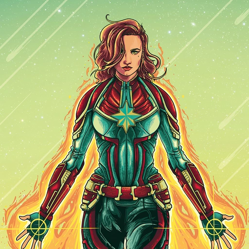 cute captain marvel pfp aesthetic