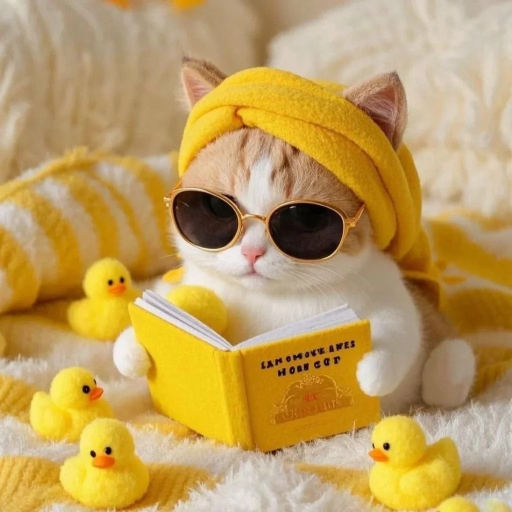 aesthetic pastel cat pfp