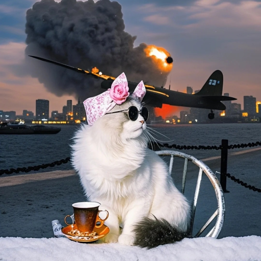 aesthetic elegant cat pfp