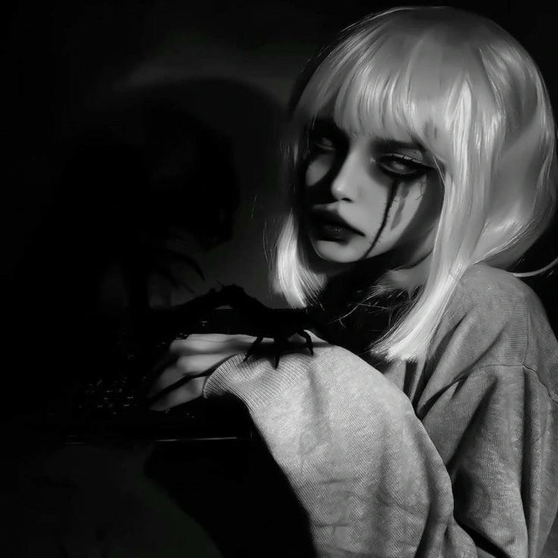 aesthetic dark pfp for social media 