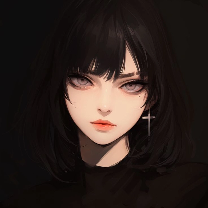 anime pfp dark aesthetic for whatsapp 