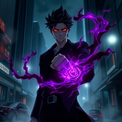 dark anime tomboy pfp aesthetic girl 