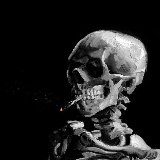 moody dark profile shot